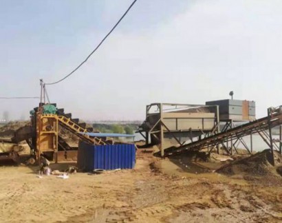 抽砂、篩分、水洗