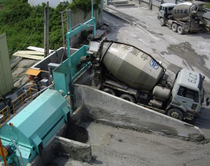 工作中的砂石分離機(jī)