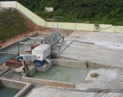 混凝土砂石分離機(jī)完工圖