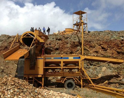 移動式淘金設備