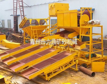 旱地水路兩用淘金設備