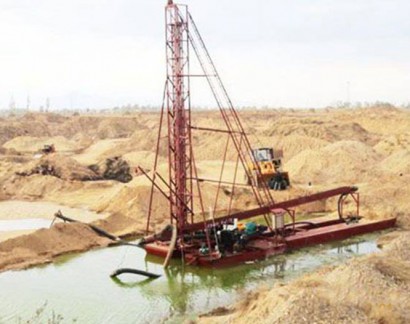 鉆探式抽沙船